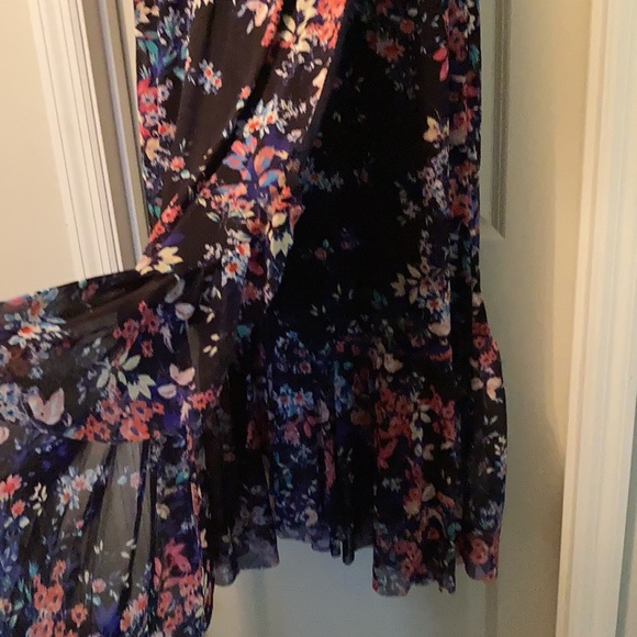 Spense dark purple floral dress - Picture 4 of 6